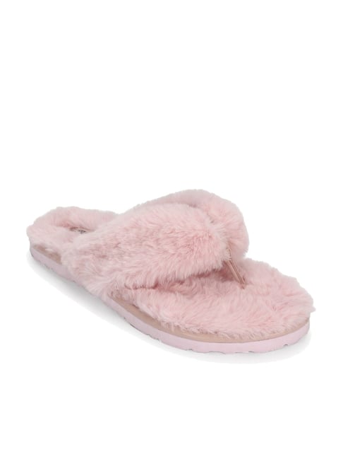 Truffle Girl by Truffle Collection Women's Pink Flip Flops