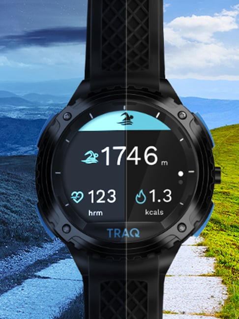 Buy TRAQ Triathlon 75004PP02 Unisex Smart Watch at Best Price