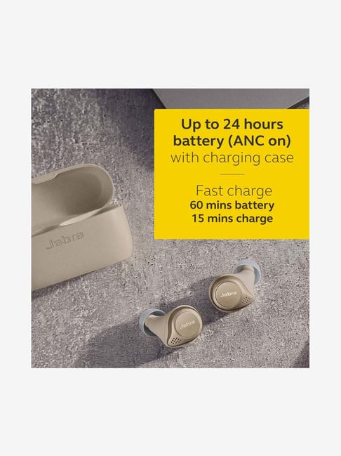 Jabra elite 75t true wireless earbuds with charging online case