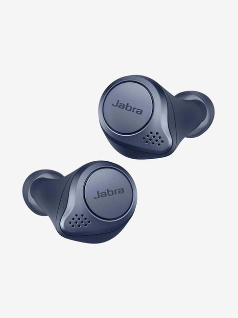 Jabra Elite Active 75t True Wireless Bluetooth Earbuds with Charging Case (Navy WLC)