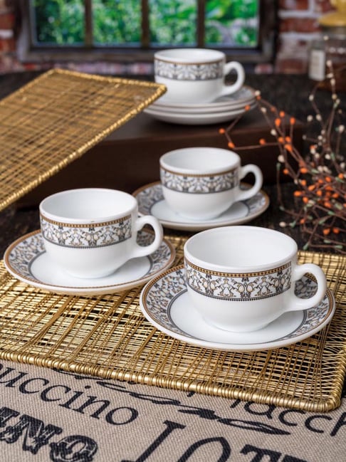 Buy online Laopala Opalware Cup With Saucer (set Of 12 Pcs) from