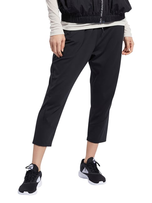 Buy Reebok Black TS Mid Rise JERSEY Capris for Women Online Tata