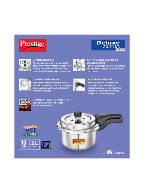 prestige deluxe alpha pressure cooker manual