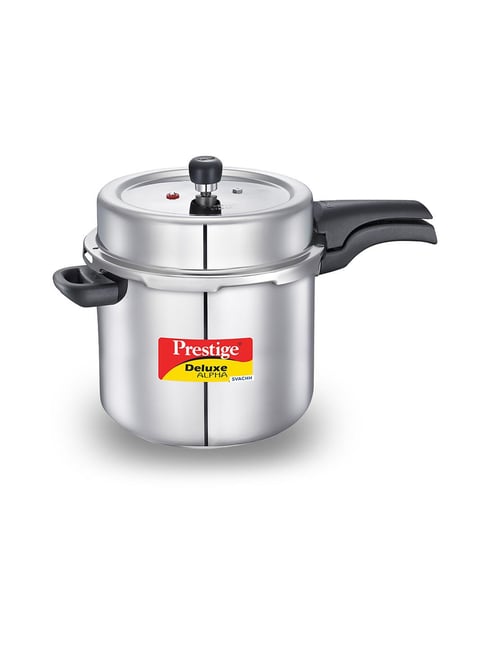 Prestige Deluxe Alpha Svachh Silver Pressure Cooker (10 L) - Set of 1