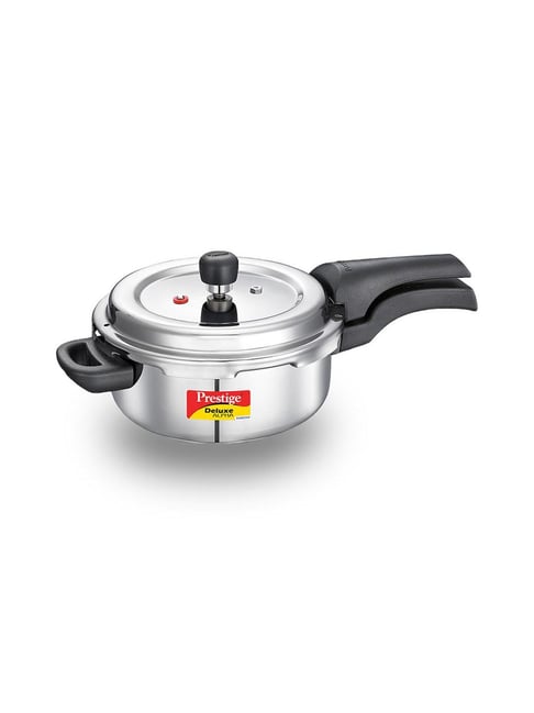 Prestige Deluxe Alpha Svachh Silver Pressure Cooker (3 L) - Set of 1