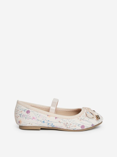 Buy Yellow Kids by Westside Multicoloured Floral Mary-Jane Shoes Online ...