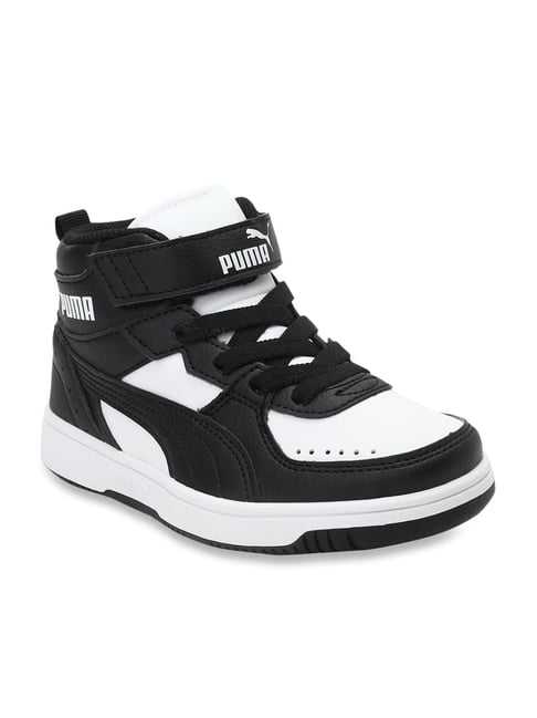 Buy Puma Rebound JOY AC PS Black Ankle High Sneakers for Boys at