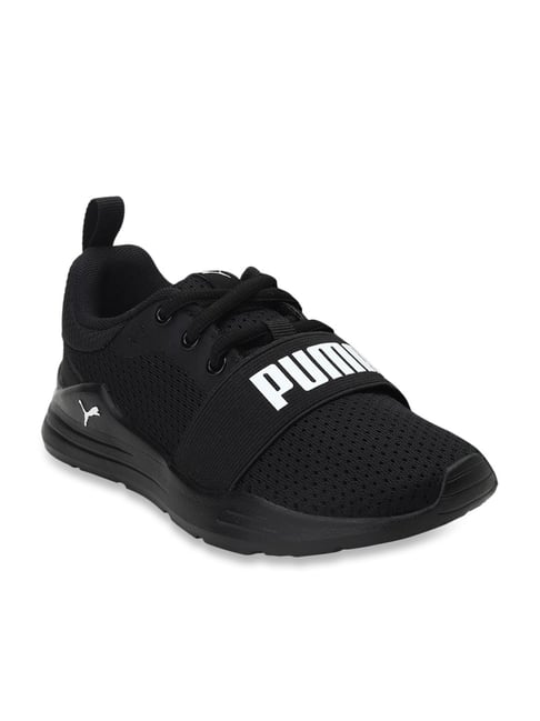 Puma Kid's Wired Run PS Black Running Shoes