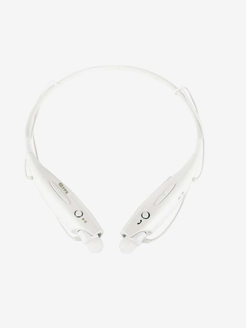 FPX Wireless Neckband Bluetooth Headset With Mic (White)