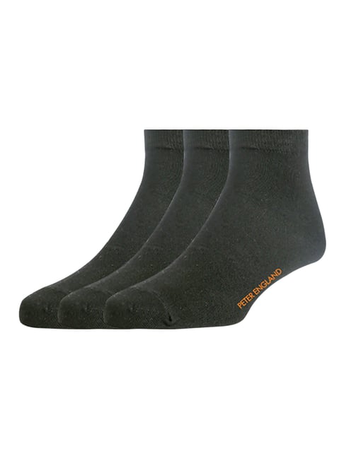 Peter England Black Socks - Pack Of 3