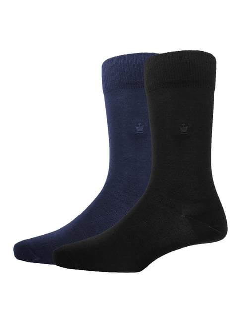 Louis Philippe Assorated Socks - Pack Of 2