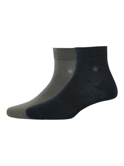 Louis Philippe Assorated Socks - Pack Of 2