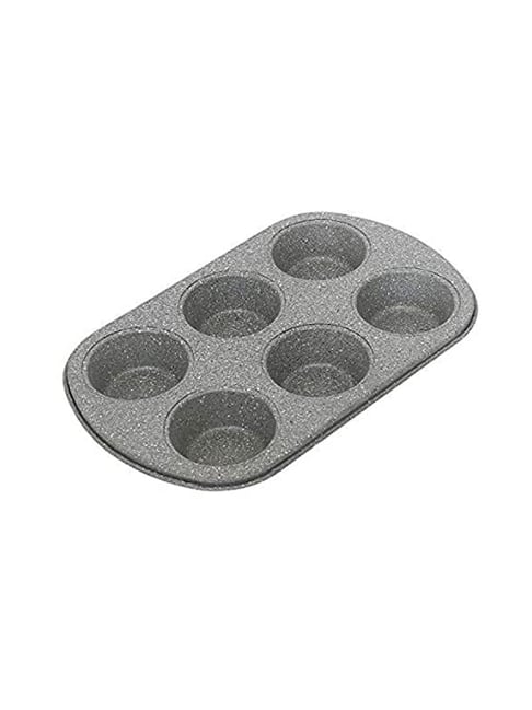 Femora Grey Carbon Steel Muffin Tray - Set of 1