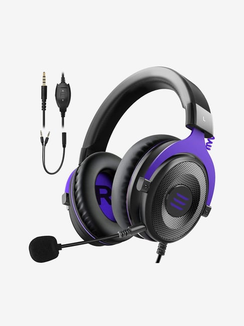 Eksa E900 Wired Gaming Headphone With Mic - (Purple)