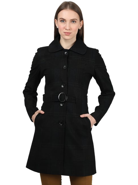 Monte Carlo Black Checks Coat