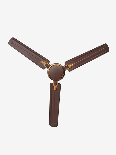 Buy Usha Racer Chrome 1200 mm 3 Blades Ultra High Speed Ceiling Fan (Rich Brown) Online at Best 