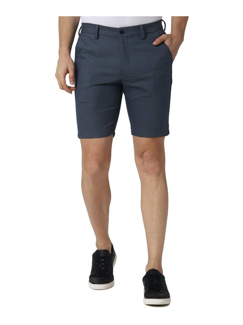 Peter England Blue Shorts-picture-44
