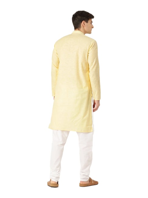 Lemon color kurta online pajama