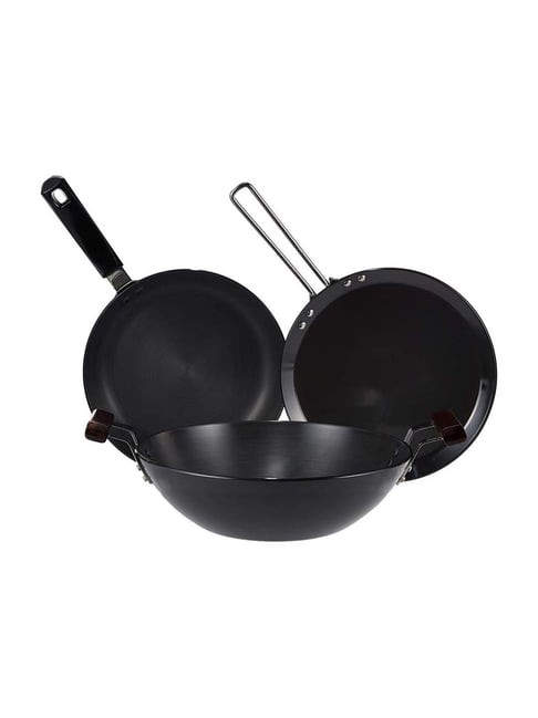 Hawkins Futura Black 3 Piece Hard Anodized Cookware Set