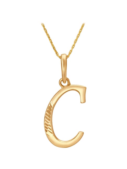 Buy Name Necklace C Online In India - Etsy India