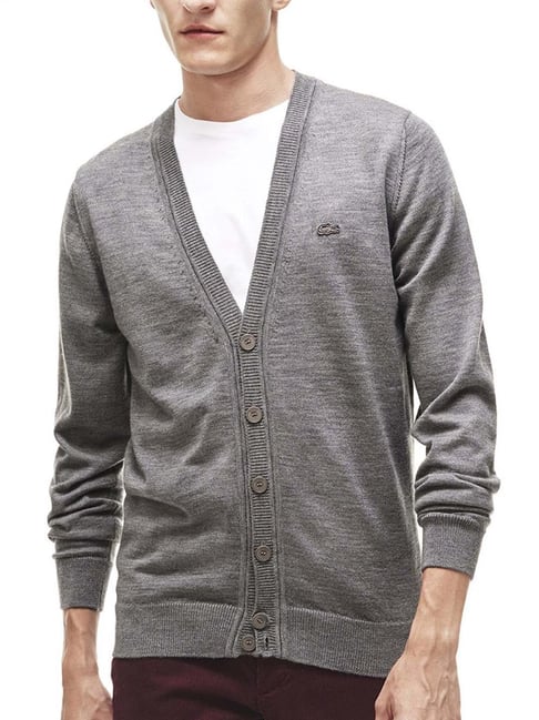 別注　LACOSTEXURBAN RESEARCH CARDIGAN グレー LACOSTE（ラコステ）の「『別注』LACOSTE×URBAN RESEARCH CARDIGAN