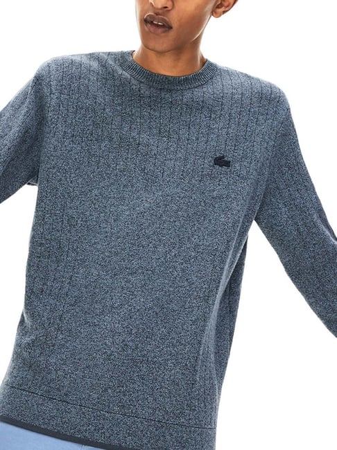 Buy Lacoste Blue Motion Thermoregulating Knit Effect Sweater for