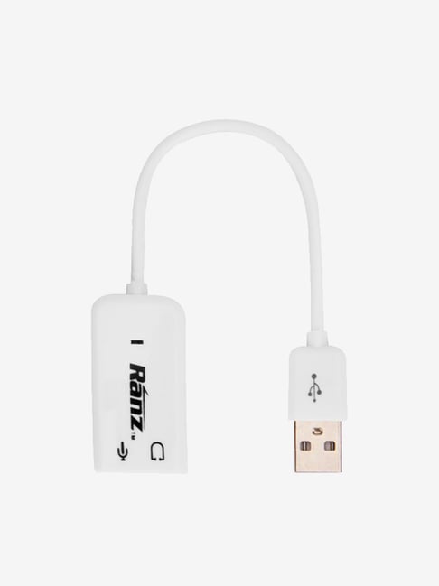 Bookyourwish Ranz Channel 5Hv2 Usb Sound Card Adapter With Mic, Usb To  Sound