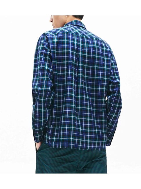 lacoste flannel shirt
