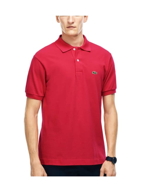 Lacoste Pink Regular Fit Polo T-Shirt 