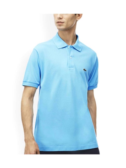 Lacoste Blue Boxy Fit Polo T-Shirt