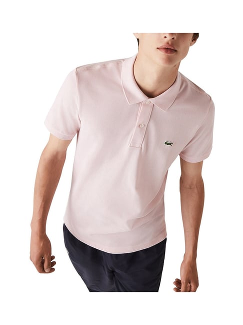 Lacoste Pink Petit Pique Slim Fit Polo T-Shirt