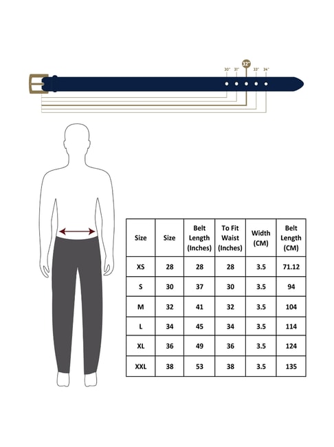 Buy Allen Solly Black Leather Waist Belt for Men Online At Best Price   Tata CLiQ