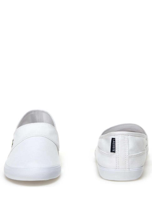 Grey Lacoste Marice Slip On Men's Lacoste White Marice Canvas