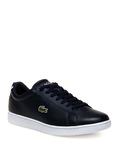 Lacoste all black hot sale leather shoes