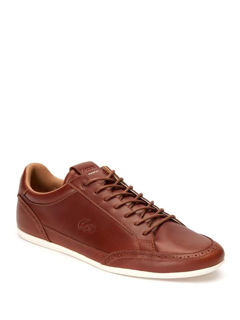 Lacoste Brown Chaymon Club Trainer Sneakers