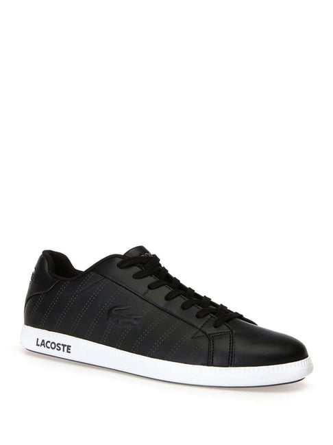 Buy Lacoste Black Graduate Training Sneakers for Men Online Tata