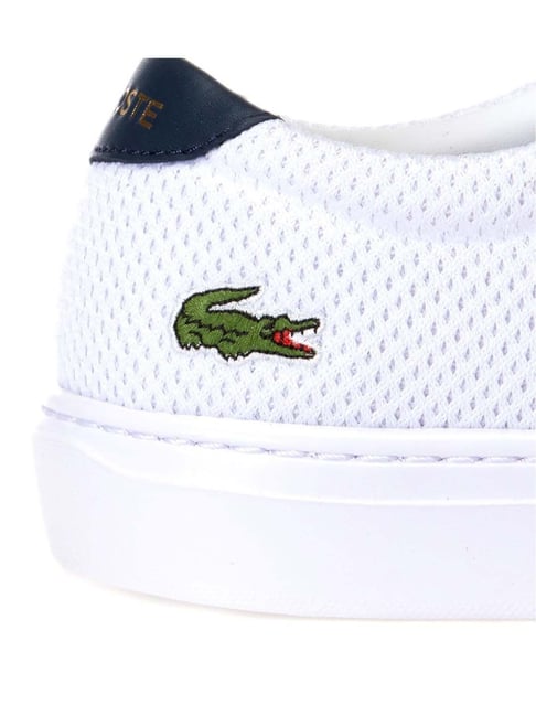 Buy Lacoste White Leather Sneakers for Men Online Tata CLiQ