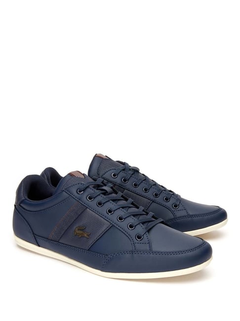 Buy Lacoste Navy Chaymon Trainer Sneakers for Men Online Tata CLiQ