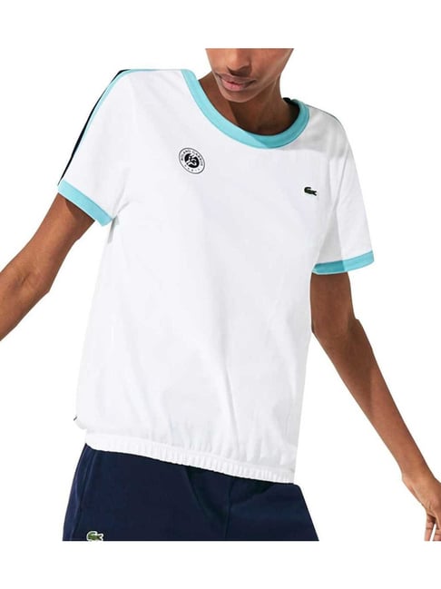 Buy Lacoste SPORT Roland Garros Stretch Cotton T-shirt for Women