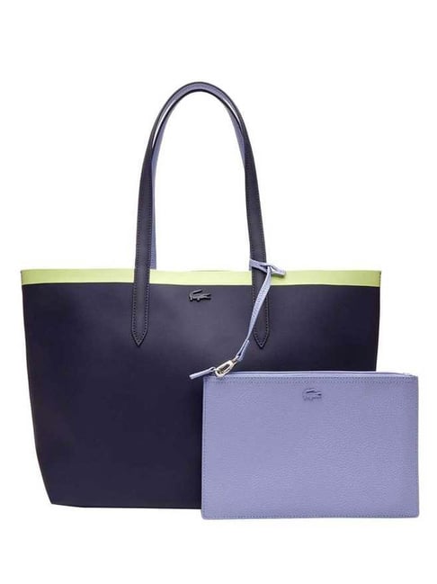 Lacoste Multi Anna Fantaisie Reversible Contrast Band Large Tote
