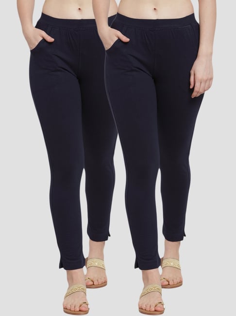 Buy Dark Blue Leggings, Navy Leggings, High Waisted Leggings, Home Wear  Leggings, Leggings Running, Sportswear, Gym Leggings, Yoga Leggings Online  in India - Etsy