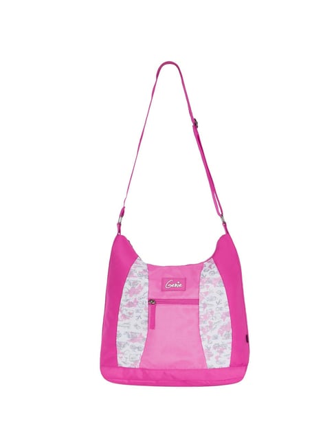 Genie From The House of Safari Group Pink Printed Medium Tote Handbag Price in India