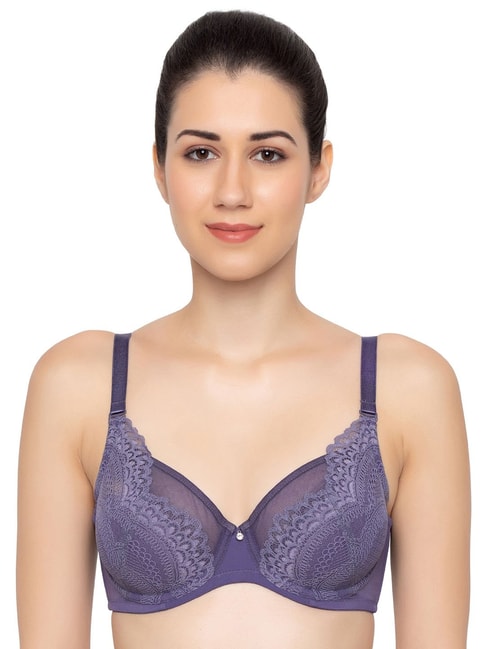 Buy Triumph Beauty Full Lacy Under Wired Seamless T-Shirt Bra for