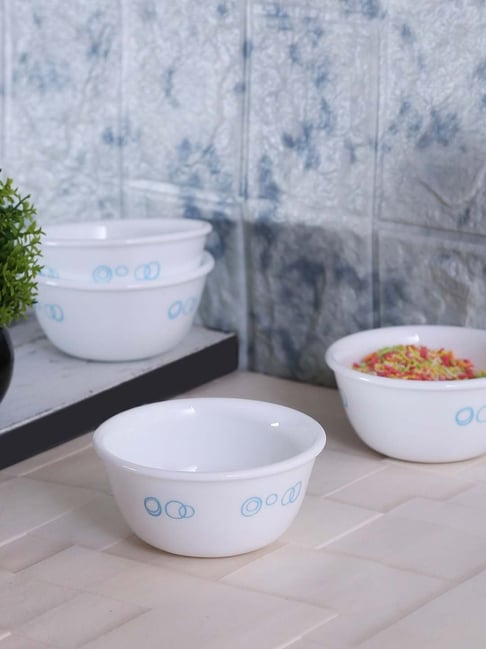 Corelle Circles Vitrelle Glass Veg Katoris (177 ml) - Set of 6-picture-35