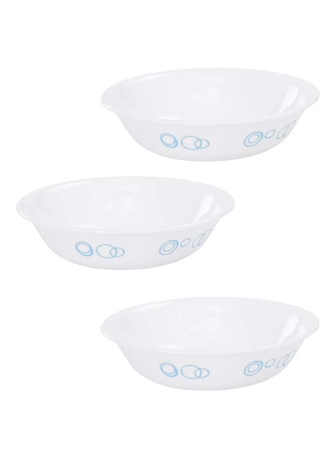 Buy Corelle Circles Vitrelle Glass Serving Bowls (1000 ml) Set