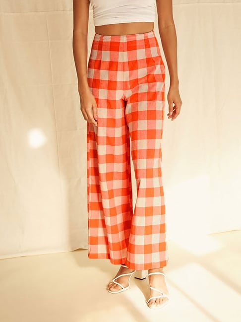 Off white outlet checkered pants