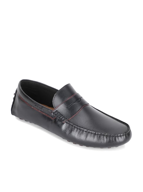 Red tape Men's Black Casual Loafers