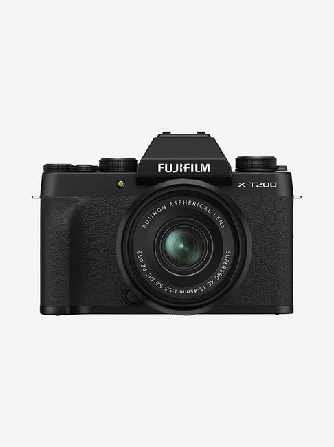 Fujifilm X-T200 (XC 15-45mm F3.5-5.6 OIS PZ Lens) 24.2MP Mirrorless Digital Camera (Black)