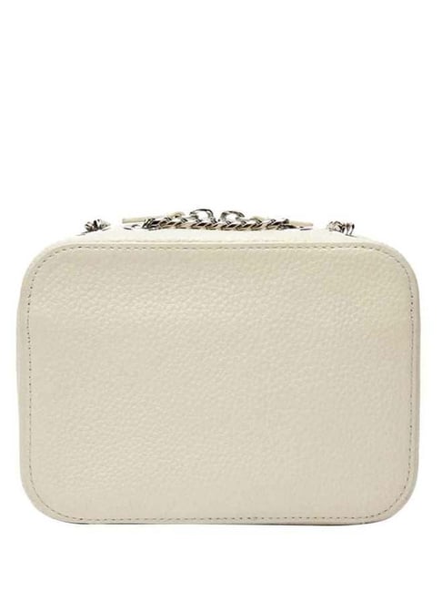 Lacoste Zip Cross Body Bag, Beige