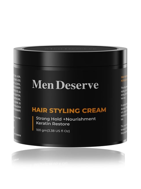 Buy Men Deserve Hair Styling Cream  Strong Hold  Nourishment Keratin  Restore Online at Best Price of Rs 350  bigbasket